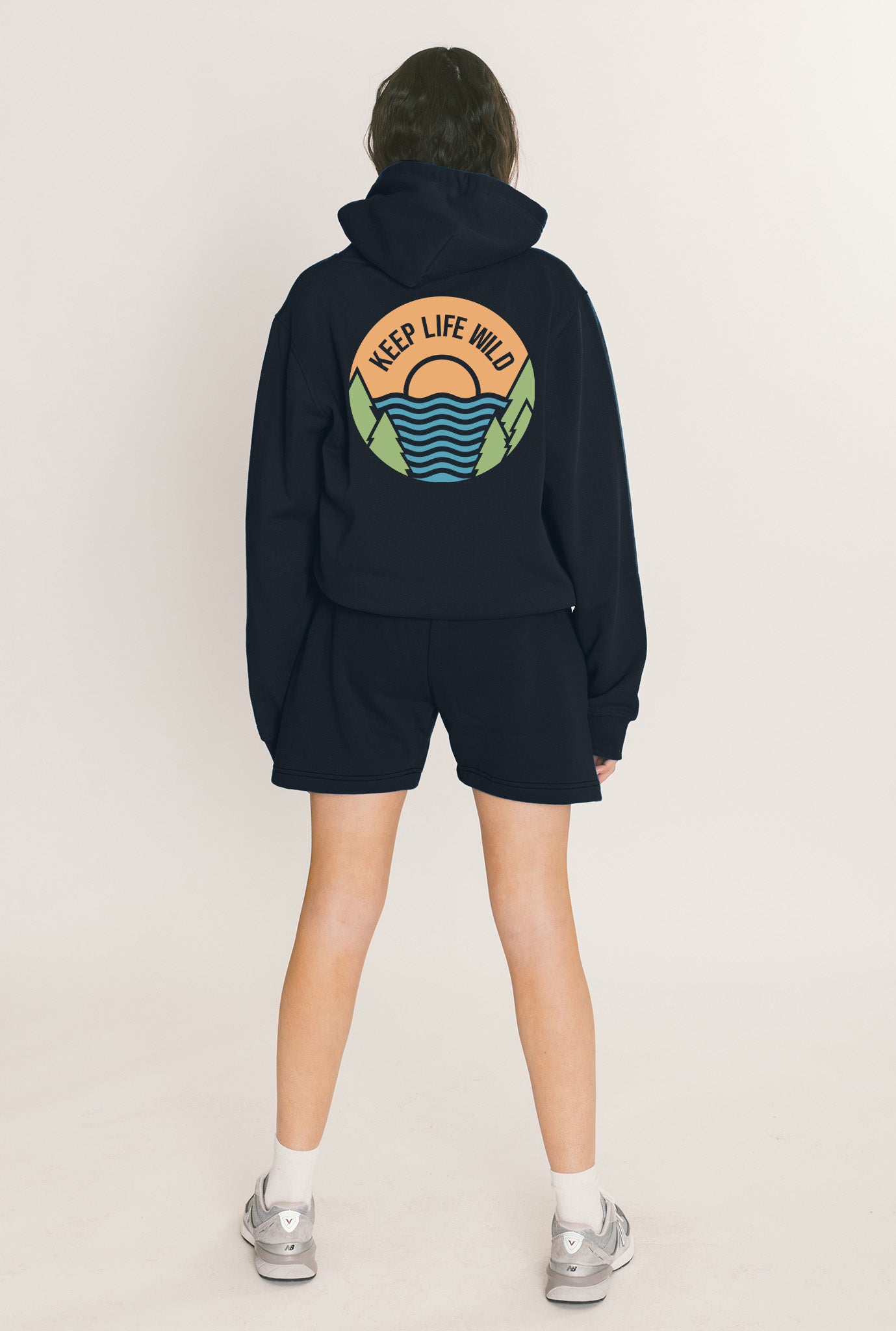 Keep Life Wild - Hoodie - Navy