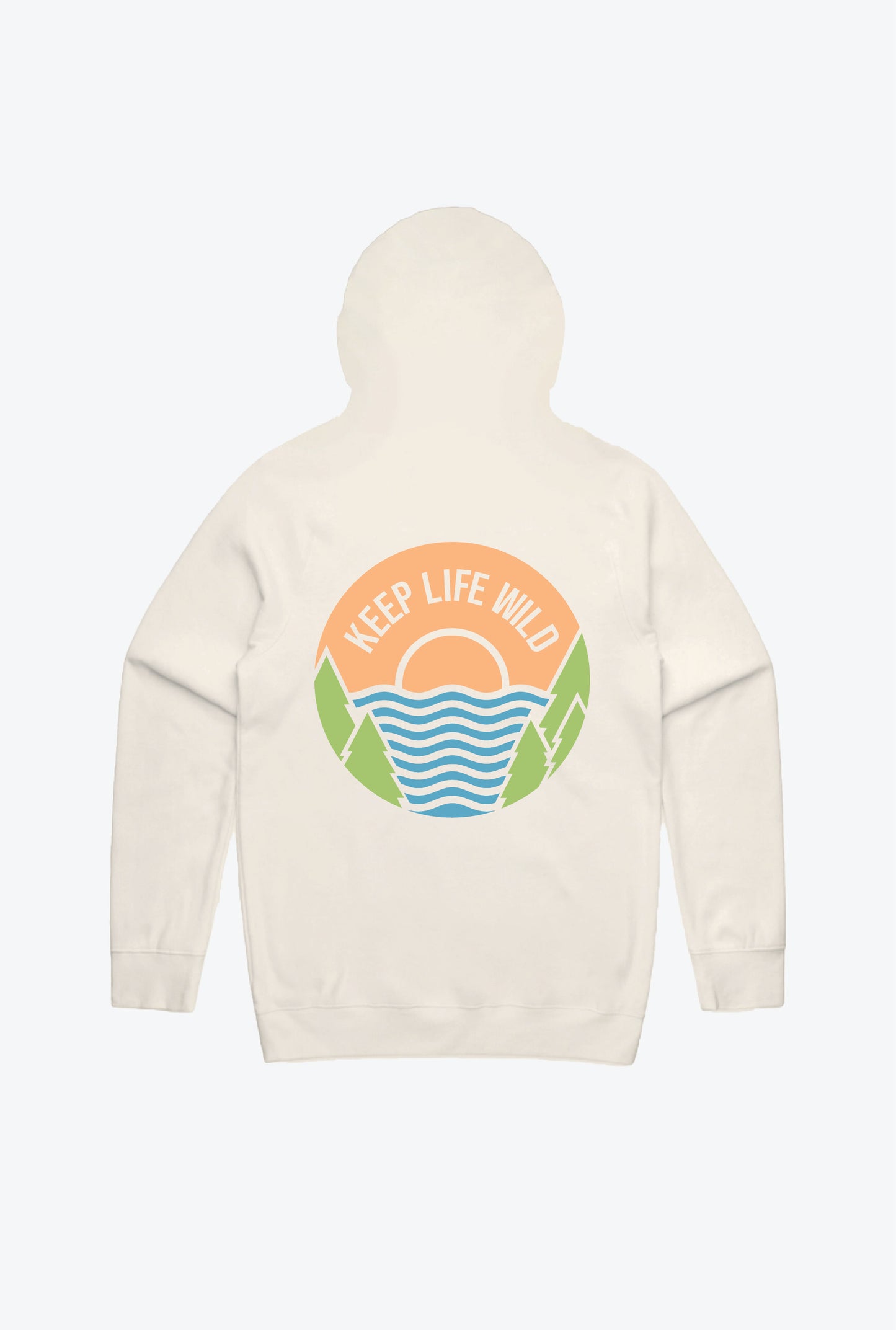 Keep Life Wild - Hoodie - Ivory