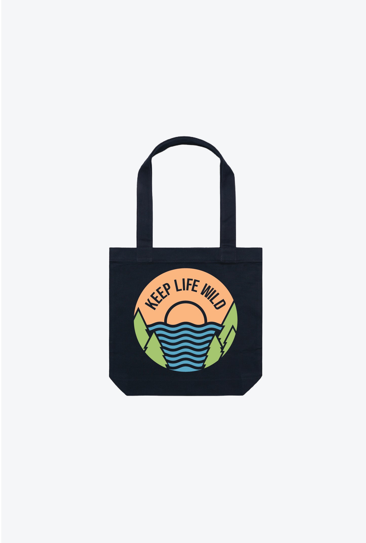 Keep Life Wild - Tote - Navy